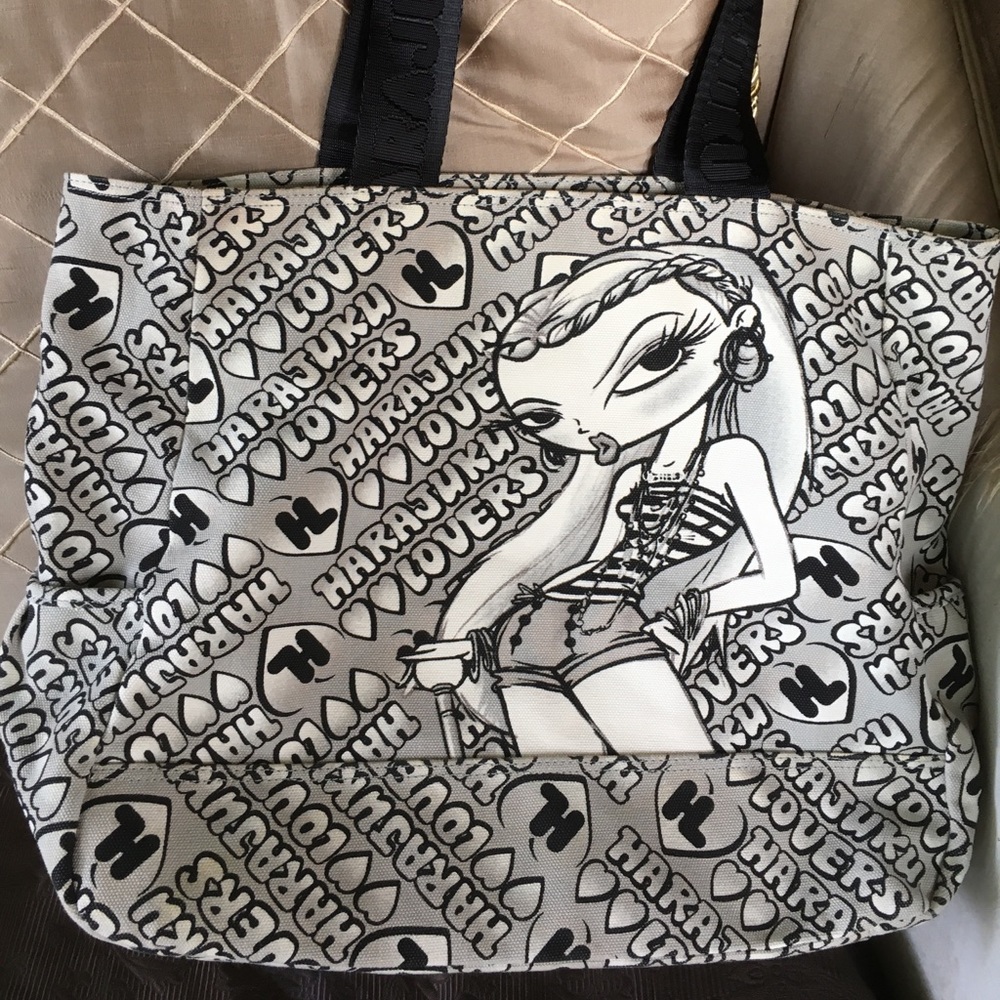 Harajuku Lovers canvas tote bag